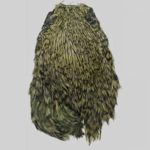 Скальп півня HENDS Cock Capes - Grizzled Olive Dark [Темно-оливковий грізлі]