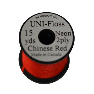 UNI Floss Neon - Chinese Red