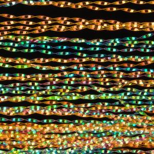 Кручені волокна HENDS Krystal Flash Rainbow - Fluo Orange [Флуо-оранжевий]