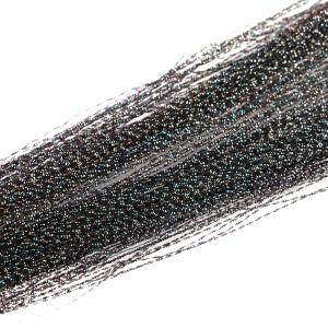 Кручені волокна STRIKE Krystal Flash - Silver/Black [Срібний/Чорний]