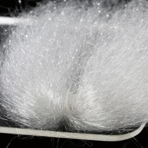 Synthetic fibers SYBAI Ghost Flash Hair Saltwater - White Transparent