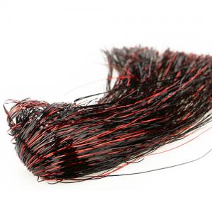 Плоскі волокна SYBAI Tinsel Blend Hair - Red Black [Червоно-чорний]
