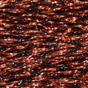 Twisted fibers HEDRON Flashabou Accent Grizzly - Black/Cooper [Black/Copper]