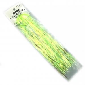 Плоскі рифлені волокна HEDRON Lateral Scale Dyed - Fluo Yellow [Флуо-жовтий]