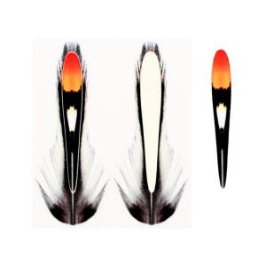 Імітація глазкового пір'я джунглевого півня SYBAI Jungle Cock Substitute - Orange [Оранжевий]