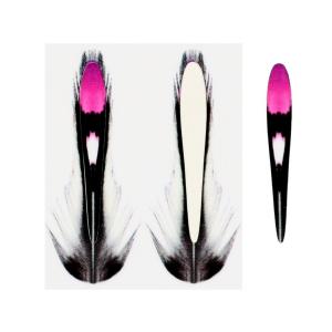 Імітація глазкового пір'я джунглевого півня SYBAI Jungle Cock Substitute - Pink [Рожевий]