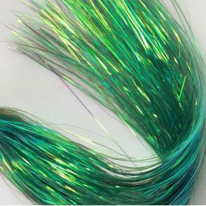 Плоскі волокна WAPSI Dyed-Pearl Flashabou - Peacock [Павич]