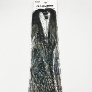 Плоскі волокна WAPSI Holographic Flashabou - Black [Чорний]