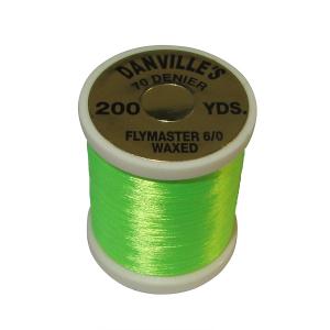 Монтажна нитка DANVILLE`S Flymaster 6/0 Nylon Thread - Fluo Green [Флуо-зелений]