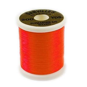 Монтажна нитка DANVILLE`S Flymaster 6/0 Nylon Thread - Fluo Orange [Флуо-оранжевий]