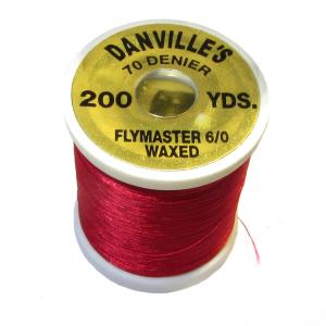 Монтажна нитка DANVILLE`S Flymaster 6/0 Nylon Thread - Red [Червоний]