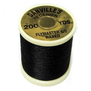 Монтажна нитка DANVILLE`S Flymaster 6/0 Nylon Thread - Black [Чорний]