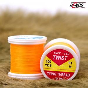 Монтажна нитка  HENDS Twist Tying Thread - Fluo Orange [Флуо-помаранчевий]