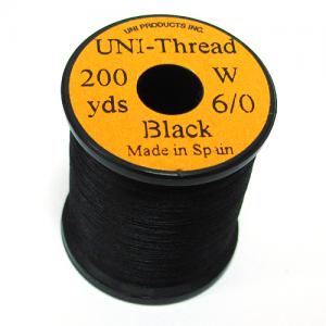 Монтажна нитка UNI Thread 6/0 - Black [Чорний]