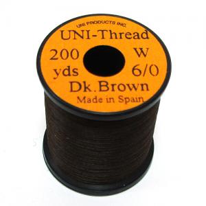 Монтажна нитка UNI Thread 6/0 - Dark Brown [Темно-коричневий]