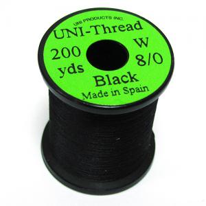 Монтажна нитка UNI Thread 8/0 - Black [Чорний]