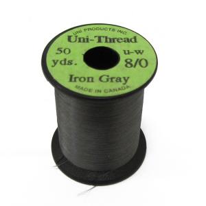 Монтажна нитка UNI Thread 8/0 - Iron Gray [Сірий]
