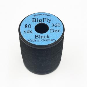 Монтажна нитка UNI Thread Big Fly 360 denier - Black [Чорний]