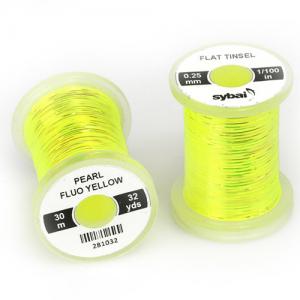 SYBAI Flat Tinsel - Pearl Fluo Yellow