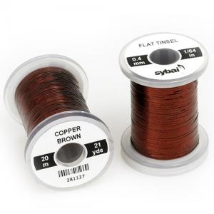 Плоский люрекс SYBAI Flat Tinsel - Cooper Brown [Мідно-коричневий]