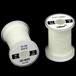 Плоский люрекс SYBAI Flat Tinsel - Glow White [Білий]