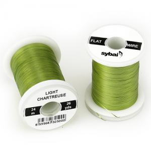 Дріт SYBAI Flat Color Wire - Light Chartreuse [Світлий салатовий]
