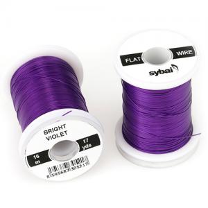 Дріт SYBAI Flat Color Wire - Bright Violet [Яскравий фіолетовий]