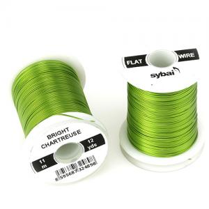 Дріт SYBAI Flat Color Wire - Bright Chartreuse [Яскравий салатовий]