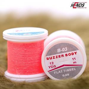HENDS Buzzer Body Flat Tinsel - Fluo Red