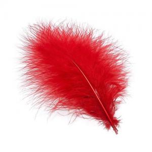 Пір'я марабу відбірні WAPSI Select Marabou Plumes - Red [Червоний]