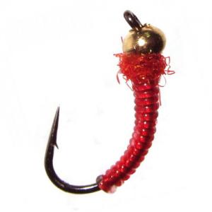 Мормишка з вольфрамовою головкою Blood Worm