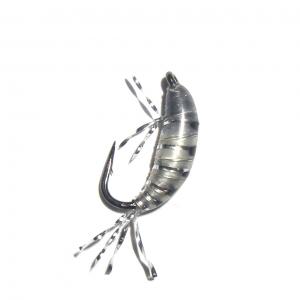 Мормишка імітація рачка бокоплава UV Shrimp 3D - Grey [Сірий]