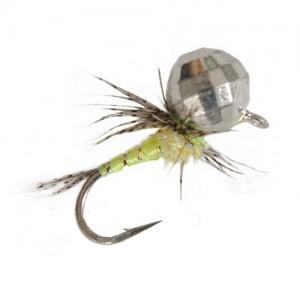 Мормишка вольфрам гранована срібло - Green [Зелена]