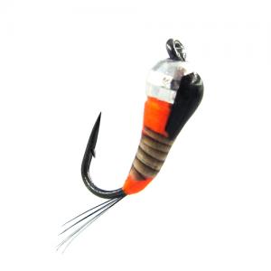 Мормишка вольфрам срібло Perdigon Orange