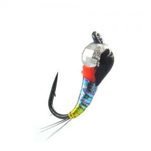 Мормишка вольфрам срібло Perdigon Rainbow