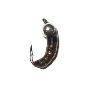 Мормишка вольфрамова STRIKE Рубін Black-gold