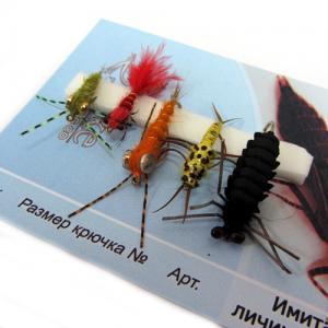 Набір імітацій личинок стрикоз