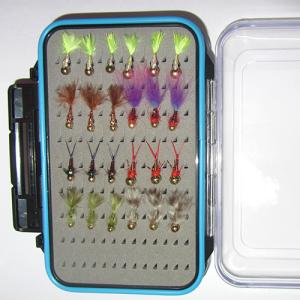 Набір вольфрамових мормишок для лову великого окуня в водонепроникній коробці
