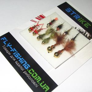 Набір німф з вольфрамовою головкою для мікроджигу