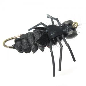 Duoble Eye Realistic Dragonfly Black