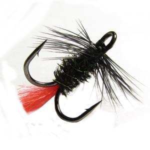 Муха на трійнику Treble Peacock Red Tag