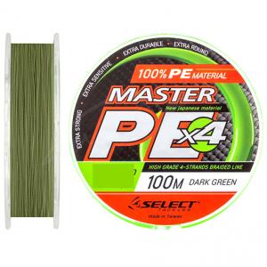 Шнур SELECT Master PE 100m темно-зелений