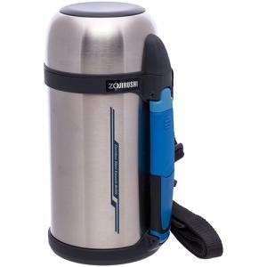 Термос ZOJIRUSHI SF-CС13ХA 1.3 л (складна ручка + ремінець) к:сталевий