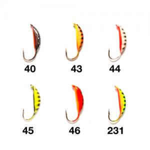 Мормишка SALMO вольфрам LJ "Супер Банан" фарбована з петлею 3.5мм 0.7г